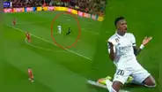 Alisson comete blooper y Madrid empata: Vinícius aprovechó un mal despeje y pone el 2-2