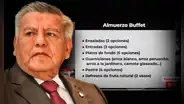 Acuña sobre bufet de S/80: "Están más preocupados en presupuestar su alimentación de espaldas al pueblo"