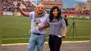 Carnavaleros parodiaron amistad entre Keiko Fujimori y Joaquín Ramírez en Cajamarca