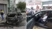 Ama de casa recupera taxi que le incendiaron durante protestas en Arequipa