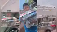 Fue a dejar los útiles de su sobrino, pero se equivoca de colegio y lo regresan con todo