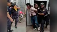 Hombre desfigura los rostros de sereno y policía con tijera cuando intentaban detenerlo en Trujillo