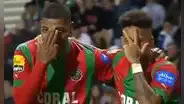 ¡Percy Liza anotó su primer gol con Marítimo! El peruano puso el 3-1 contra Santa Clara