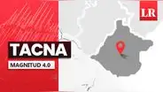 Temblor de magnitud 4.0 se sintió en Tacna hoy, según IGP
