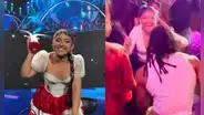 ¡Ignoran la polémica! Milena Warthon y Fredy Harel bailan en fiesta de despedida de Viña del Mar