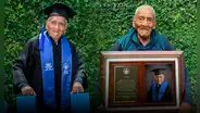 Don Felipe, el abuelo de 84 años que se graduó de ingeniero mientras vendía verduras en la calle