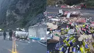 Mujer muere tras caída de camión a un abismo en Puno