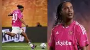 Ronaldinho se negó a patear un penal en la Kings League: "Yo no voy a estar corriendo, están locos"