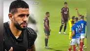 Universitario: Di Benedetto buscó al árbitro tras la expulsión y sus compañeros lo detuvieron