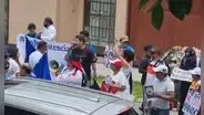 La Resistencia acosa y hostiga sede de la Coordinadora Nacional de Derechos Humanos