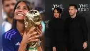 Antonela Roccuzzo: el impactante look que utilizó para acompañar a Messi en la gala de The Best