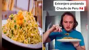 Suizo prueba por primera vez chaufa peruano y queda encantado: "Esto es muy rico"