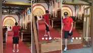 “Yo me opongo”: Ingresa a una iglesia para interrumpir boda de desconocidos y se va corriendo