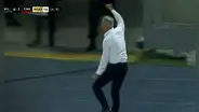 ¡El más feliz! Tiago Nunes y su eufórica celebración tras el 5-1 de Corozo ante Nacional