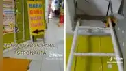 Hombre encuentra un "baño para astronautas" en el centro de Lima y usuarios quedan en shock