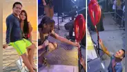 Jorge Chapa emociona a Nickol Sinchi con romántica sorpresa en pleno concierto