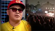 Chino Risas se emociona hasta el llanto por llenar el anfiteatro del Parque de la Exposición