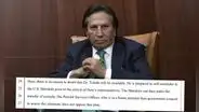 Alejandro Toledo pide a juez de EE. UU no detenerlo y dice estar dispuesto a entregarse para ser extraditado