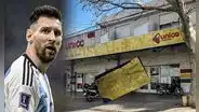 "Messi, te estamos esperando": balean local de la familia de Antonela Roccuzzo y amenazan a 'Leo'