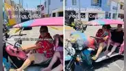 Peruano sorprende al modificar su vehículo de singular manera: "¿Es moto o escarabajo?"