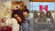 Paramore en Lima 2023: fanáticos de la banda construyen escultura de arena en playa Los Yuyos