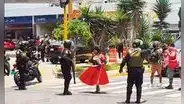 Policía reprime una marcha pacífica en Lima