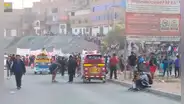 Carabayllo: manifestantes bloquean avenida Túpac Amaru