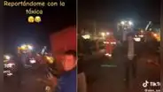 Chofer tiene accidente y llama a su novia para que no se enoje: “Amor, no vayas a pensar mal”