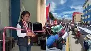 Se desatan protestas en Juliaca por presencia de la fiscal de la Nación, Patricia Benavides