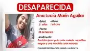 Familia busca a joven de 21 años que requiere medicación y desapareció hace 3 días en Surco