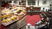 Congresistas no almorzaron buffet hoy en el pleno y tendrán que pagar por su alimentación