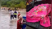 Pareja de esposos y hermano mueren ahogados en río de Lambayeque y quedan atrapados en pantano