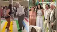 Mario Vargas Llosa y Patricia Llosa se reencuentran y bailan huayno en el matrimonio de su nieta