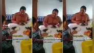 Peruano enseña a comer sangrecita a su hija y se lleva los aplausos de miles en TikTok