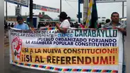Ciudadanos marchan desde óvalo Santa Anita hasta SJL en "Carnaval contra la dictadura"