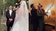 Así fue la reacción de Guaynaa al ver a Lele Pons caminando hacia el altar en su exclusiva boda en Miami