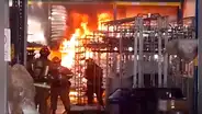 La Victoria: estas son las imágenes del interior del almacén donde se inició el incendio