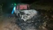 Ayacucho: incendian patrullero y rescatan a 7 policías amenazados por pobladores