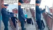 Pone a secar su ropa en el Polo Norte y esta termina congelada: "Al menos se secaron"