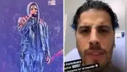 Rauw Alejandro termina hospitalizado tras dislocarse el hombro en pleno concierto en Atlanta