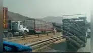 Reportan congestión vehicular en autopista Ramiro Prialé, cerca al zoológico Huachipa