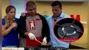 'Chef del pueblo' se quedó sin gas en pleno programa de "América hoy": "Me voy con dignidad"