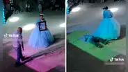 Hombre en estado de ebriedad arruina el baile principal de quinceañera
