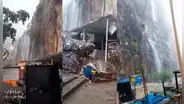 Zona turística de la Cruz de Motupe es afectada por intensas lluvias en Lambayeque