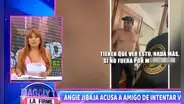 Angie Jibaja denunció por agresión física y psicológica a Víctor Zamora