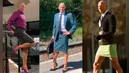 Hombre usa faldas y tacos tras admitir que le aburre la prenda masculina: “Veo la ropa sin género”