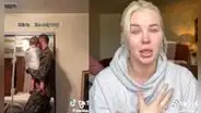 Pareja envuelve a su hijo en plástico, lo comparten en Tiktok y ahora sufren las consecuencias