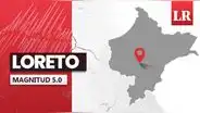 Temblor de magnitud 5.0 se sintió en Loreto hoy, según IGP