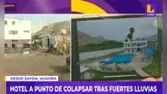 Hotel campestre de Huaura colapsó por huaico: piscina y cancha de fútbol quedaron destruidos