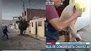 Betssy Chávez: familiares arrojan agua a periodistas que esperaban a congresista en su domicilio de Tacna